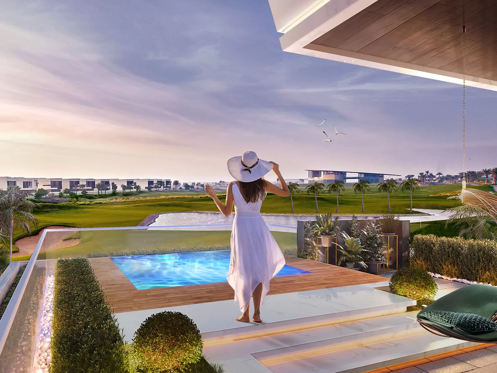 Damac Hills skyline